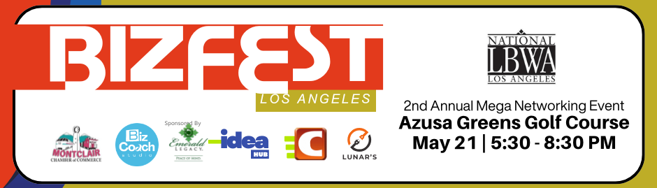 BizFest Los Angeles networking event with entrepreneurs and business owners connecting, exchanging ideas, and building relationships in a vibrant, professional setting.